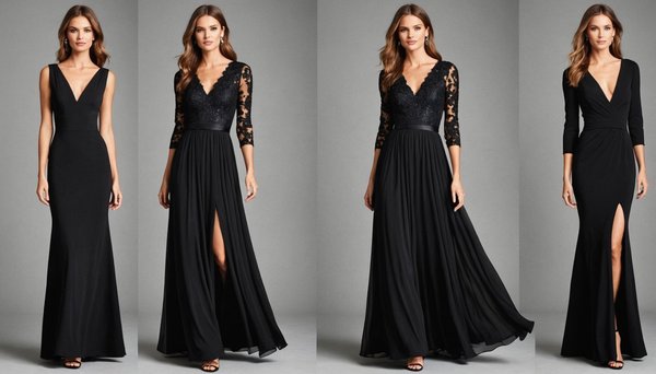 Robe longue couleur black : élégance et style abordable